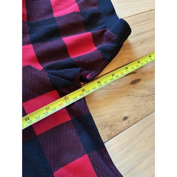 Ralph Lauren Tartan Plaid Polo Shirt Mens XLT Red Black Holiday Big And Tall - Picture 5 of 6